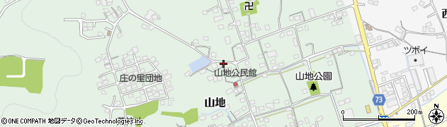 岡山県倉敷市山地543周辺の地図