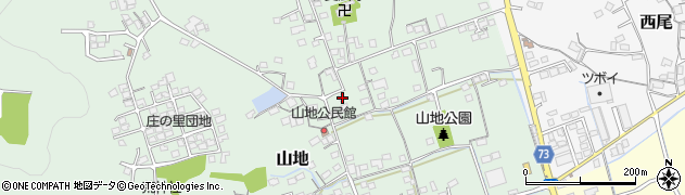 岡山県倉敷市山地254周辺の地図