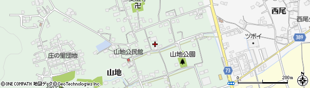 岡山県倉敷市山地234周辺の地図