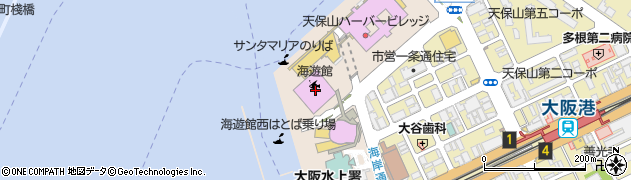 海遊館周辺の地図