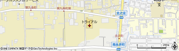 スーパーセンタートライアル東九条店周辺の地図