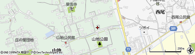 岡山県倉敷市山地134周辺の地図