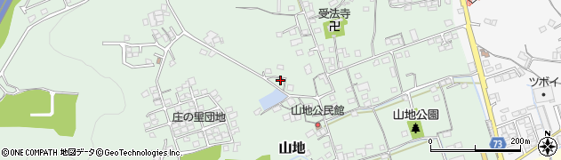 岡山県倉敷市山地528周辺の地図