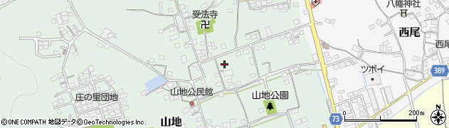 岡山県倉敷市山地243周辺の地図