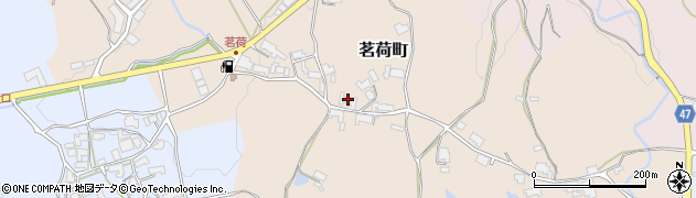 奈良県奈良市茗荷町1196周辺の地図