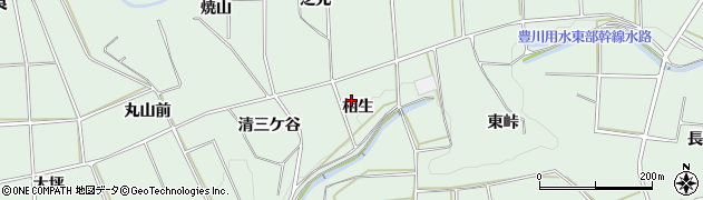 愛知県田原市六連町相生周辺の地図