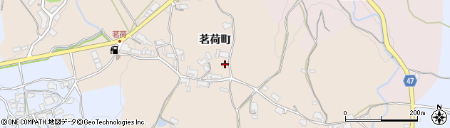 奈良県奈良市茗荷町1219周辺の地図