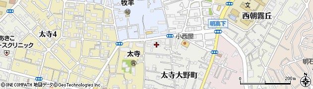 アルファステイツ明石太寺周辺の地図
