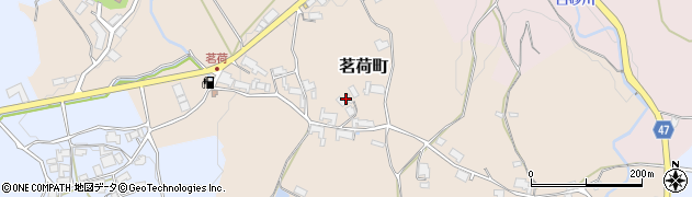 奈良県奈良市茗荷町1201周辺の地図