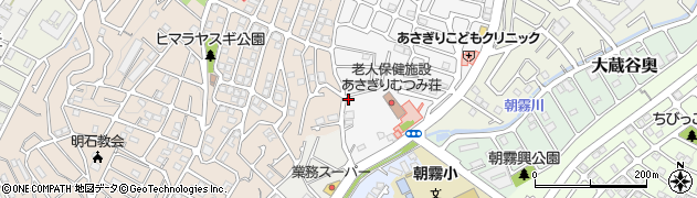 兵庫県明石市朝霧台1161周辺の地図