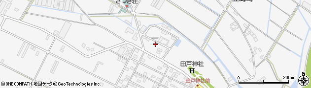 愛知県田原市小中山町八幡上400周辺の地図