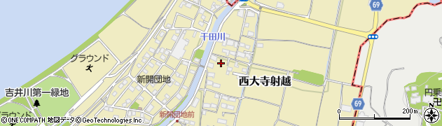 岡山県岡山市東区西大寺射越周辺の地図