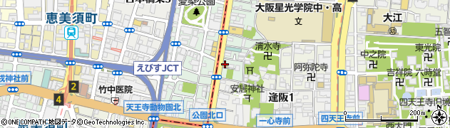 アップガレージライダース大阪松屋町店周辺の地図