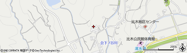 静岡県御前崎市比木周辺の地図