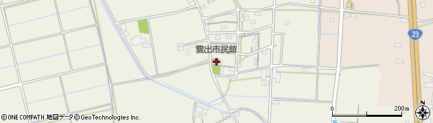 津市役所コミュニティ施設　雲出市民館周辺の地図