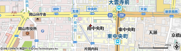 株式会社ダスキン岡山　中央センター周辺の地図
