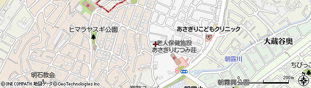 兵庫県明石市朝霧台1155周辺の地図