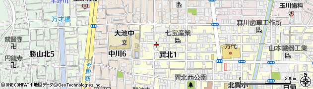 関西工芸周辺の地図