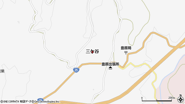 〒630-2223 奈良県山辺郡山添村三ケ谷の地図