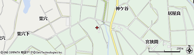 愛知県田原市六連町（左車）周辺の地図