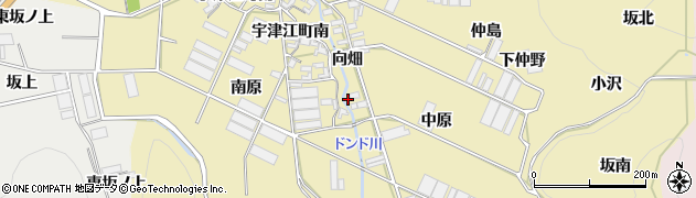 愛知県田原市宇津江町向畑9周辺の地図