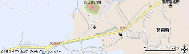 奈良県奈良市茗荷町1449周辺の地図