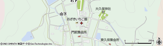 愛知県田原市大久保町（森下）周辺の地図