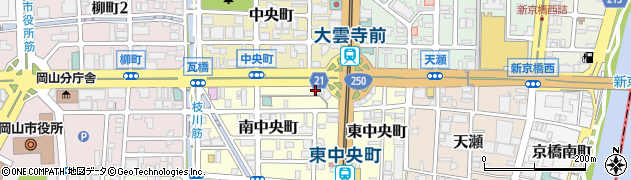 エナジーサプライ　岡山支店周辺の地図