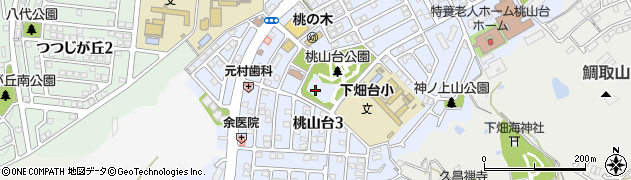 兵庫県神戸市垂水区桃山台周辺の地図