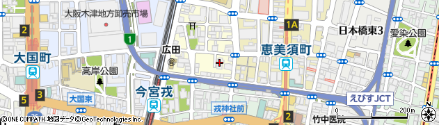 大阪市営広田住宅１号館周辺の地図
