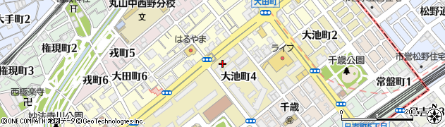 神戸市営新大池東住宅周辺の地図