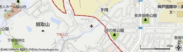 兵庫県神戸市垂水区下畑町（上口）周辺の地図