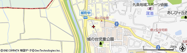 奈良県大和郡山市城町1619周辺の地図