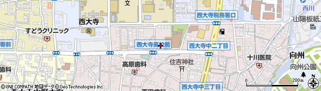 おかやま信用金庫西大寺支店周辺の地図