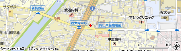 中華料理みんみん西大寺店周辺の地図