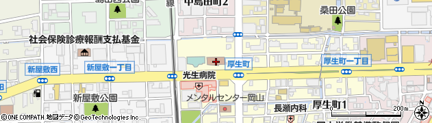 学研教室中国・四国支社岡山事務局周辺の地図