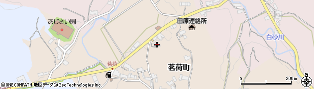 奈良県奈良市茗荷町1147周辺の地図