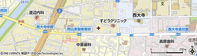 ドコモショップ西大寺店周辺の地図