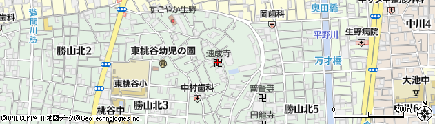 速成寺周辺の地図