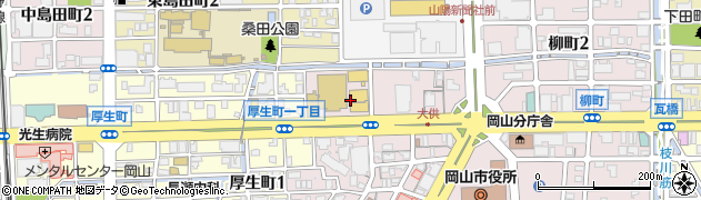 岡山トヨタ自動車株式会社　岡山店周辺の地図