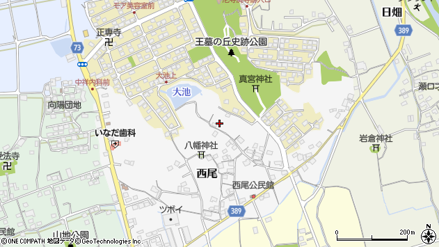 〒701-0103 岡山県倉敷市西尾の地図