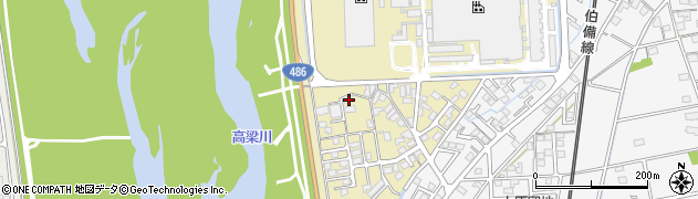 岡山県総社市中原50周辺の地図