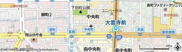 中華そば 伴 中央町店周辺の地図