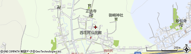岡山県岡山市北区西花尻周辺の地図