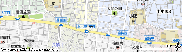 大阪府東大阪市小阪本町2丁目12周辺の地図