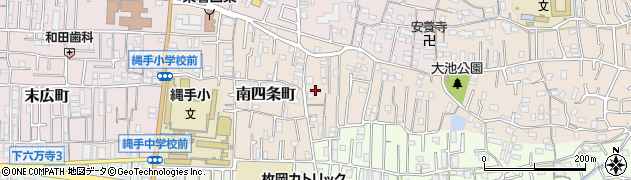 大阪府東大阪市南四条町周辺の地図