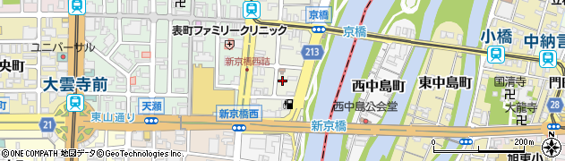 岡山県岡山市北区京橋町周辺の地図