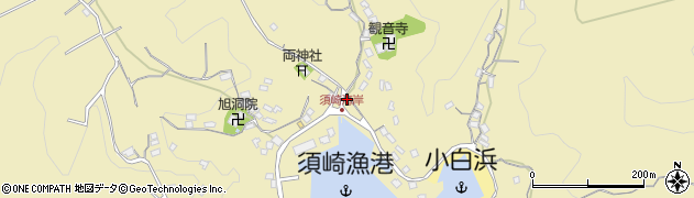 静岡県下田市須崎599周辺の地図