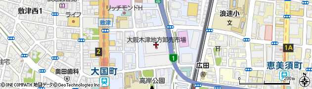 大阪府大阪市浪速区敷津東周辺の地図