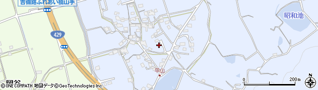 岡山県総社市宿1672-7周辺の地図